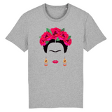 frida tee shirt ajuste feministe Gris
