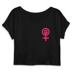 t-shirt feministe noir