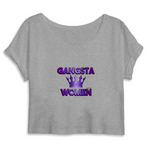 tee shirt feministe gangster crop top