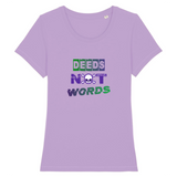 t shirt deeds not words