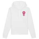 Sweat Symbole féministe logo Blanc