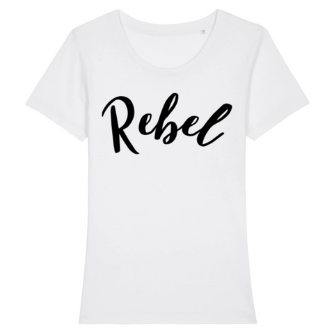 Tee shirt rebel femme Blanc