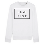 Pull feministe Blanc