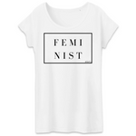 t-shirt feministe Blanc