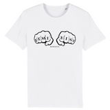 tee shirt feministe punch Blanc