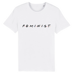 t-shirt ajuste feministe friends Blanc
