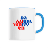 mug feministe equality Bleu
