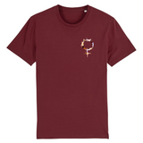 T-shirt féministe Femme Nue Bordeaux