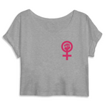 t-shirt femme feministe Gris