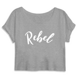 t-shirt femme rebel Gris
