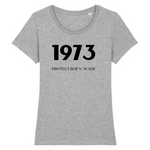 Tee shirt femme feministe Gris