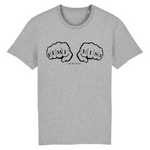 t-shirt feministe punch Gris