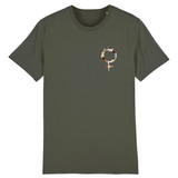 T-shirt féministe Femme Nue Kaki