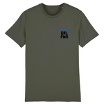 T-shirt féministe Girl Power  Kaki