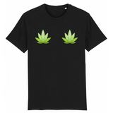 T-Shirt  Cannabis noir drole