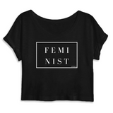 t-shirt feministe femme Noir
