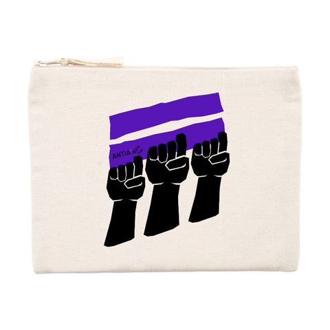 pochette militant feministe