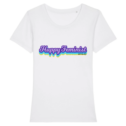 t shirt feministe happy