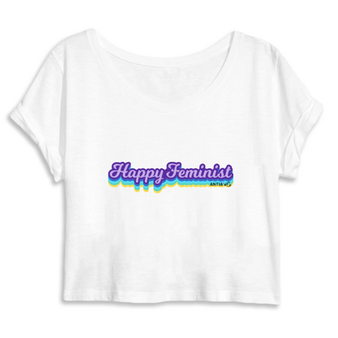 T-Shirt Feministe Crop Top Graphic