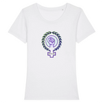 t shirt feministe poing leve