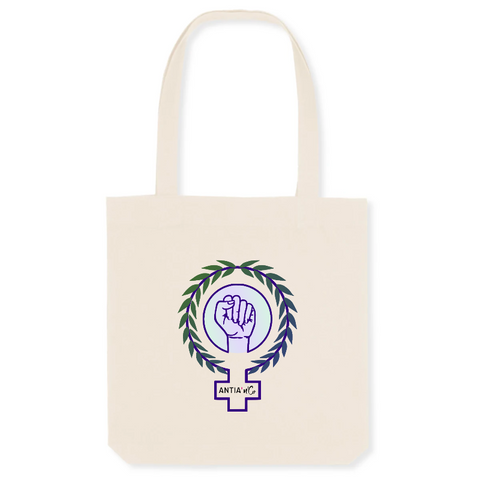 tote bag poing levé femme