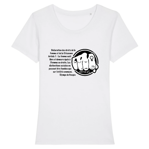 t shirt feministe femme libre