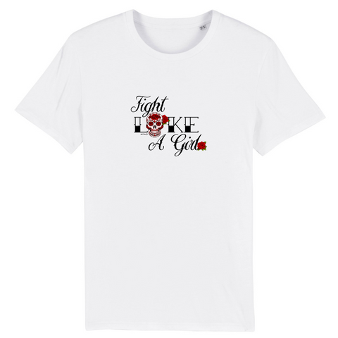 t-shirt féministe se battre comme une fille