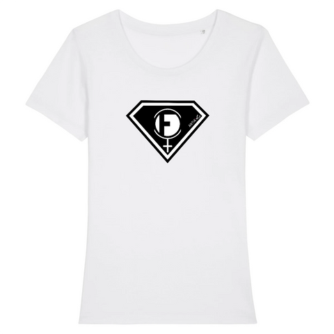 t shirt feministe super heroine