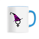 mug feministe chapeau