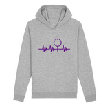 sweat à capuche battement de coeur