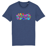 tee shirt etre feministe fleuri