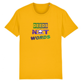 t-shirt féministe deeds not words