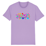 t-shirt feministe fleuri
