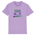 t-shirt deeds not words