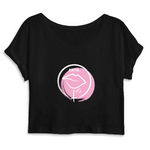t shirt noir femme la vie en rose