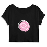 t shirt noir femme la vie en rose