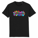 t-shirt etre feministe fleuri