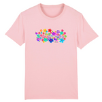 tee shirt feministe fleuri