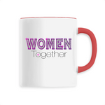 woman and mug
